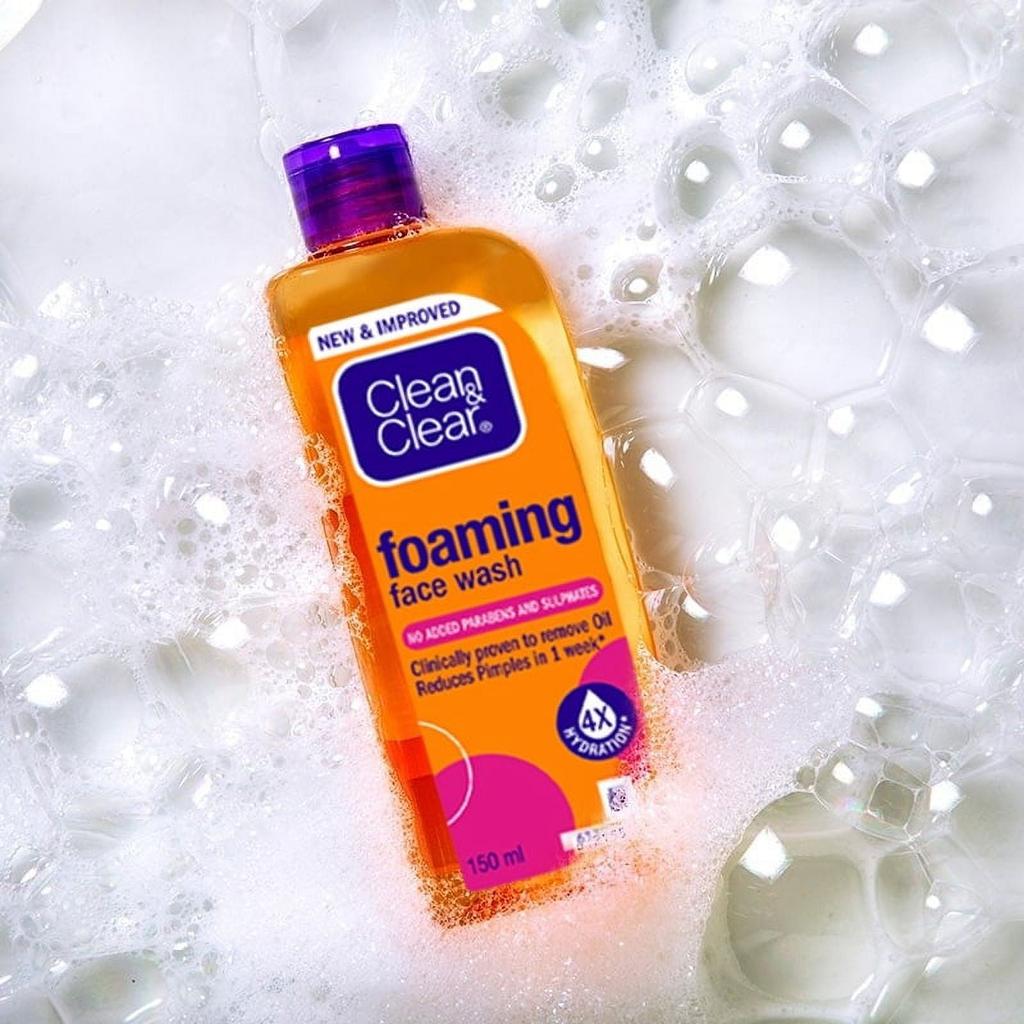 CLEAN & CLEAR Schäumendes Gesichtswaschgel, 50ml