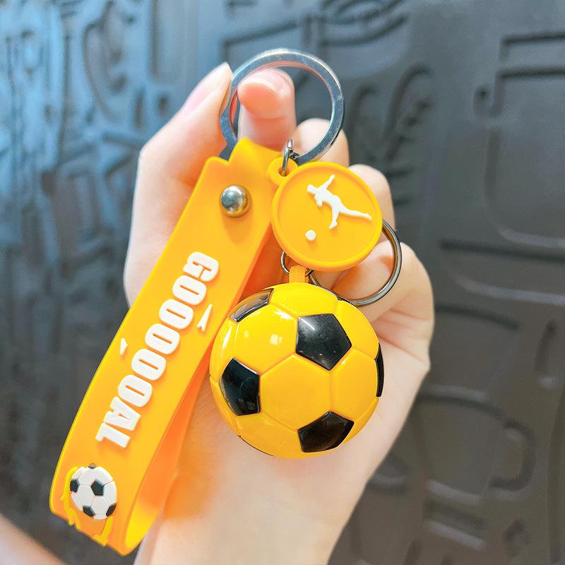Cross-border Creative Football Keychain Pendant: Cute Couple Bag Gift