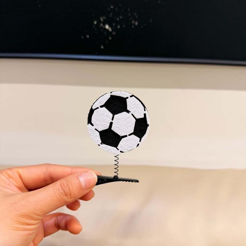 10pcs/set Zinc Zinc Alloy Basketball Hair Clips Flocking Side Clip for Fans  Cheering Props