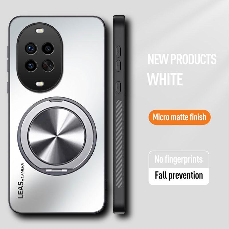 Matte Magnetic Holder Case For Huawei Nova 14 Ultra 13i 12i 11i Nova 13 Pro 12 SE Shockproof Hard Bumper Stand Cover Shell