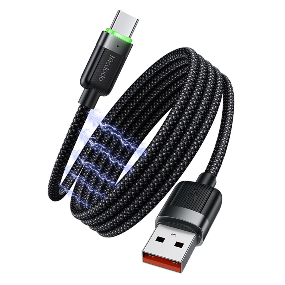 MCDODO CA-5650 1.2m USB-A to USB-C 6A Fast Charging Cable Magnetic Data Cord A