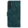 For Samsung Galaxy A34 5G Magnetic Clasp Phone Case Tiger Pattern Imprinted Wallet PU Leather Stand Protective Phone Shell