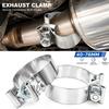 Stainless Steel Pipe Connection Hoop 40-76mm Steel Pipe Clamp Strong Hose Clamp