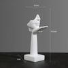 European Resin Abstract Mask Statues Miniature Collectible Figurines for Home Office Study Desktop Decoration Ornaments Gifts