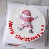 Christmas Decor Set: Card Inserts, Cake Toppers, Cup Garland, Wreath Ornaments, Strawberry Tower, Cartoon Star & Tree Decorations.