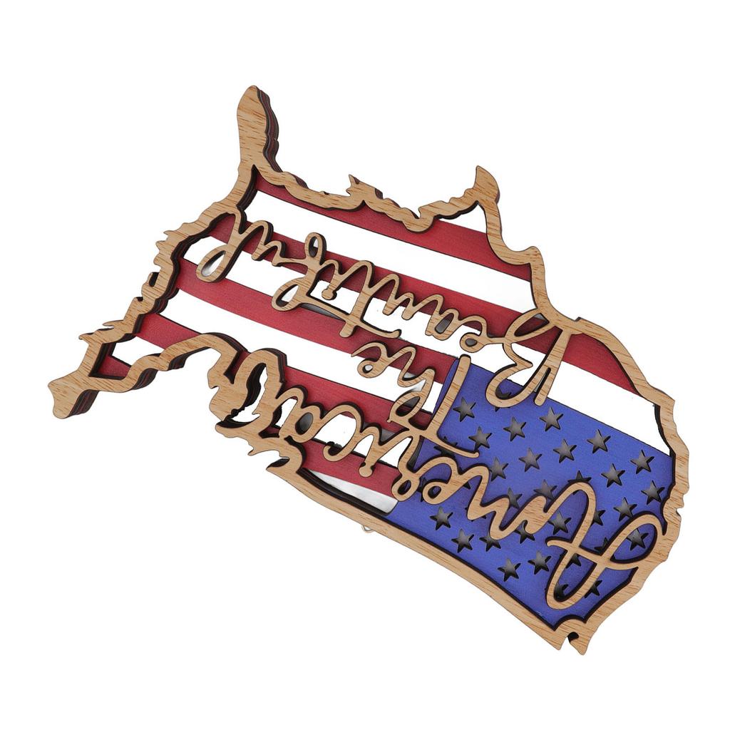 Amerikanischer Unabhängigkeitstag Dekoration Buchsbaum Feine Verarbeitung Amerikanische Flagge Ornament für Wohnzimmer