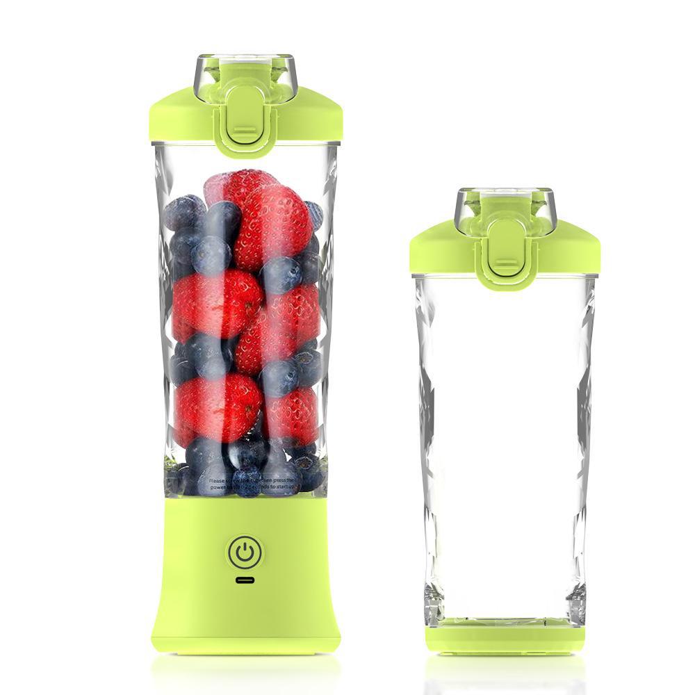 Portable Rechargeable Juicer: 600ml, Multi-Function Ice Fruit Crusher