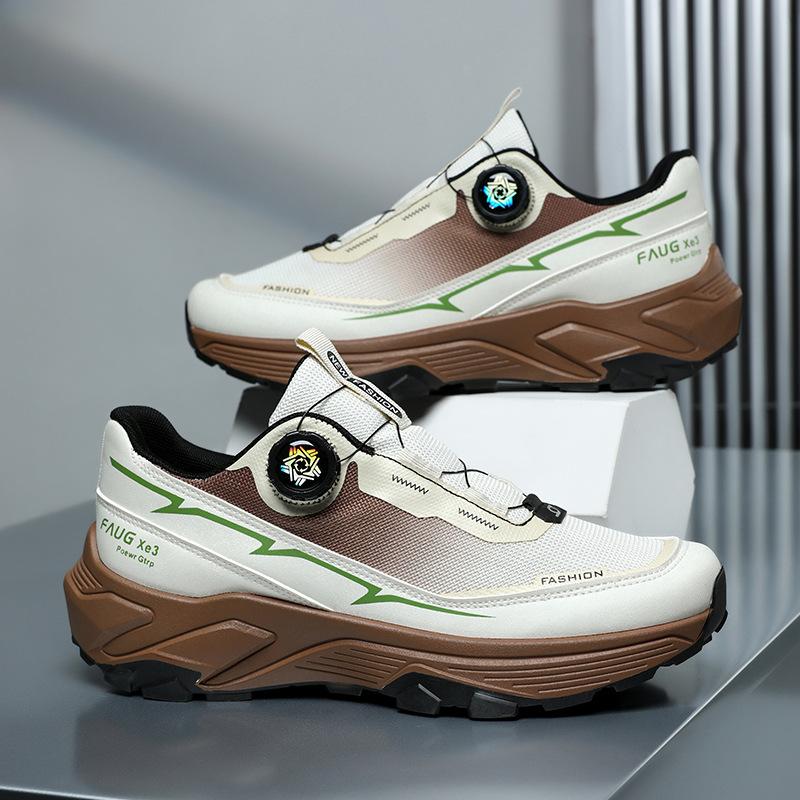 

Летние мужские кроссовки для трейлраннинга и хайкинга, агрессивное сцепление, дышащие, для улицы, удобные, универсальные, нескользящие, спортивные 39 коричневый