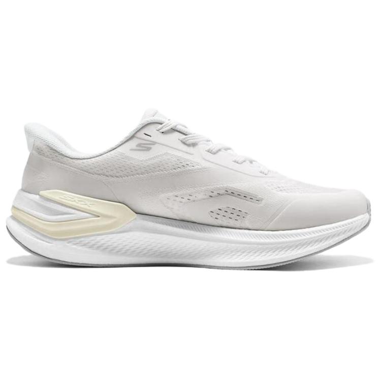 Skechers Go Run Comfortable Versatile Running Shoes Men Sneakers White 221141-WHT