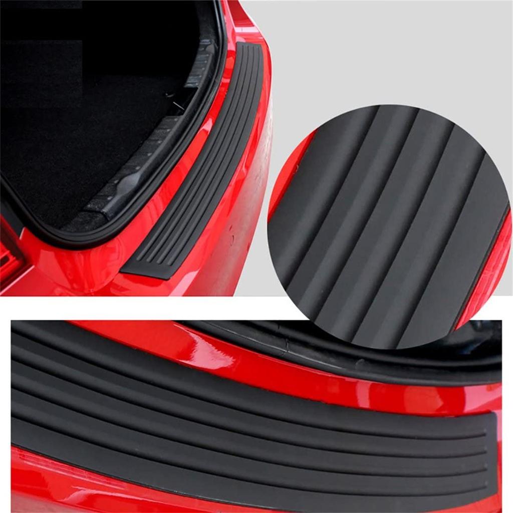 Car Rear Bumper Rubber Sticker Guard Scratch Protector Strip Corner Sticker