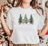 Jul T-shirt Herr Dam T-shirts Topp Nyhet Rolig Tomte Ren Julklapp Topp, Vinter Festlig