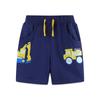 Summer New Boys' Shorts Medium and Small Children's Cartoon Embroidered Children's Sweatpants