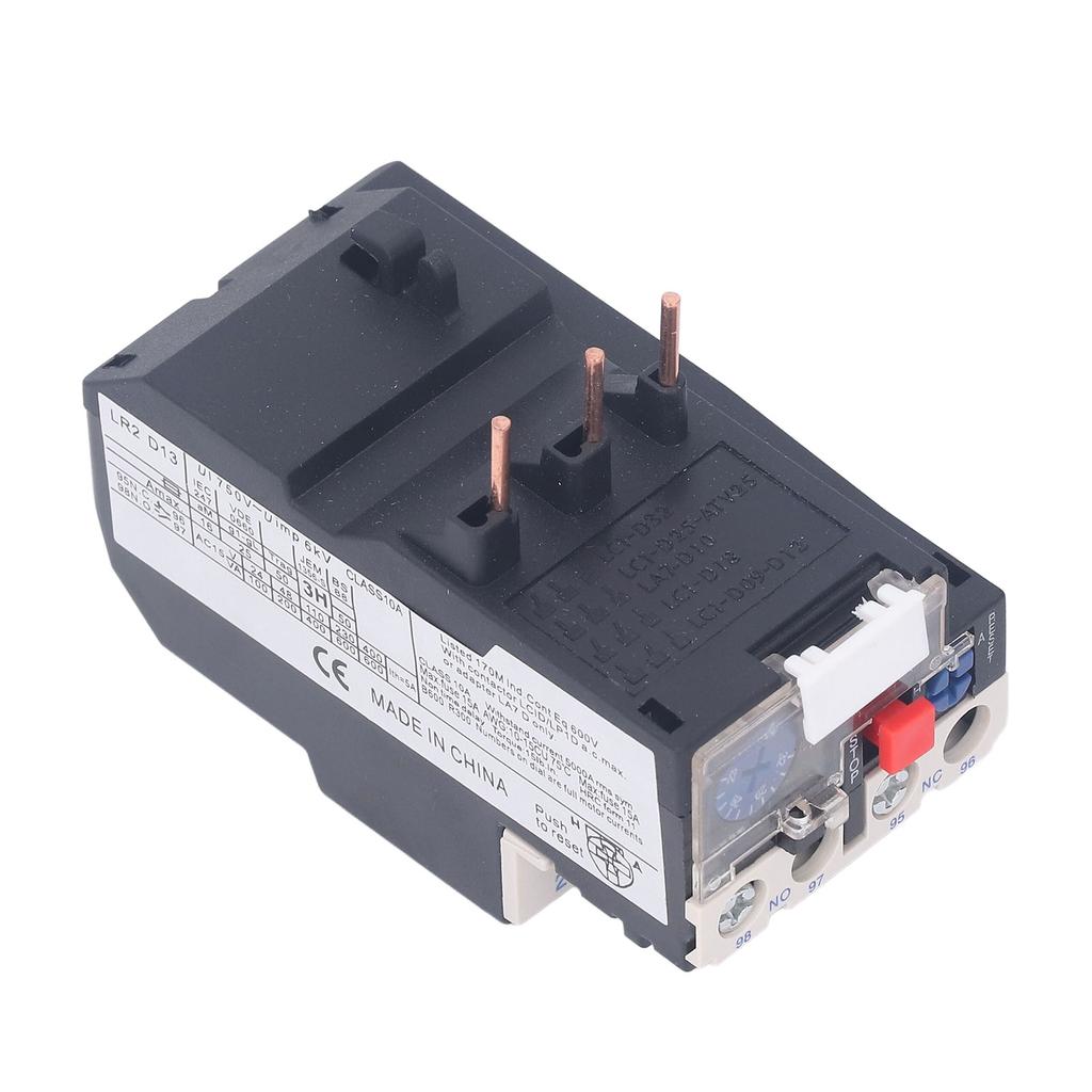 Thermal Overload Relay 1 NO 1 NC Phase Failure Protection Electric Heat Relay Protector 750V 23‑32A