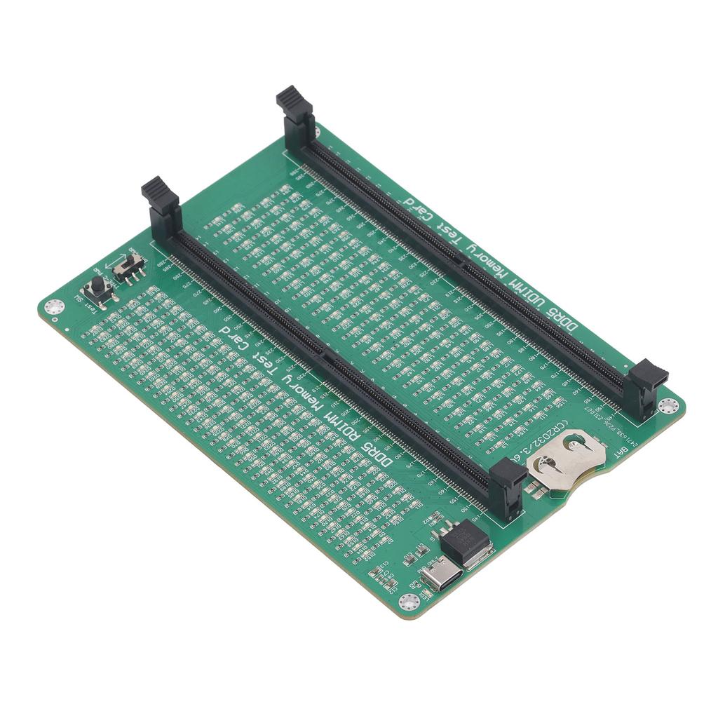 DDR5 Speichertester PCB Desktop DDR5 Speichertestkarte mit LED-Anzeige für Computer DDR5 R DIMM U