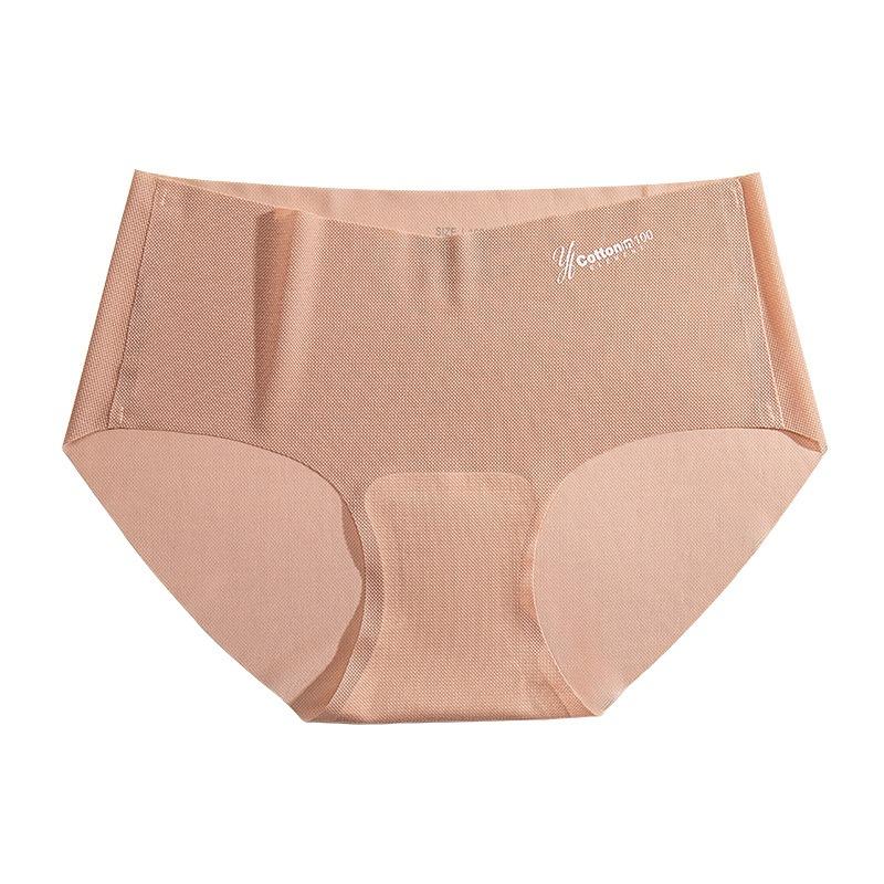 Women S Low Waist Seamless Antibacterial Summer Breathable Triangle Underwear