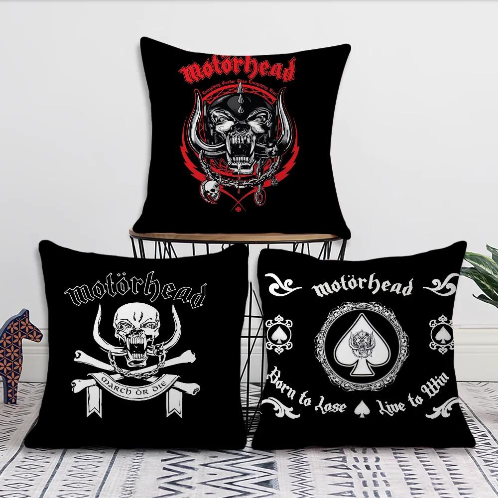 The Band M-Motorheads Comfortable soft Pillow Case for Sofa Living Room Home office Decor Protective Covers