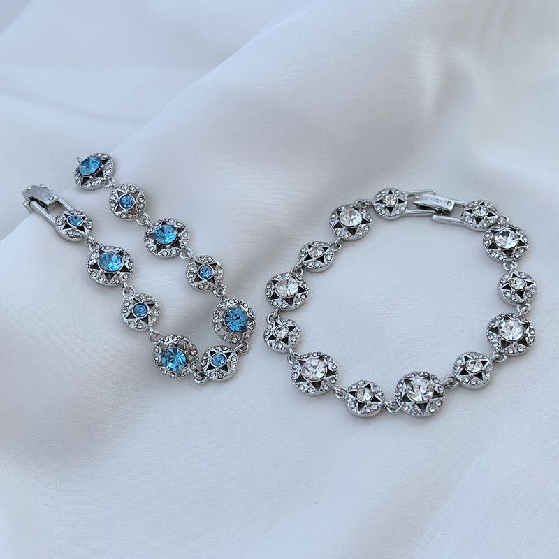 

2023 Fashion Fresh Sparkling Snap Bracelet белый
