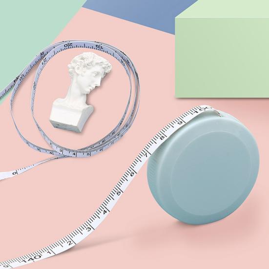 2Pcs 1.5M Soft Ruler Double Scale Standard Metric Soft Retractable Accurate Measurement Easy To Carry Women Body Measure Tapeline