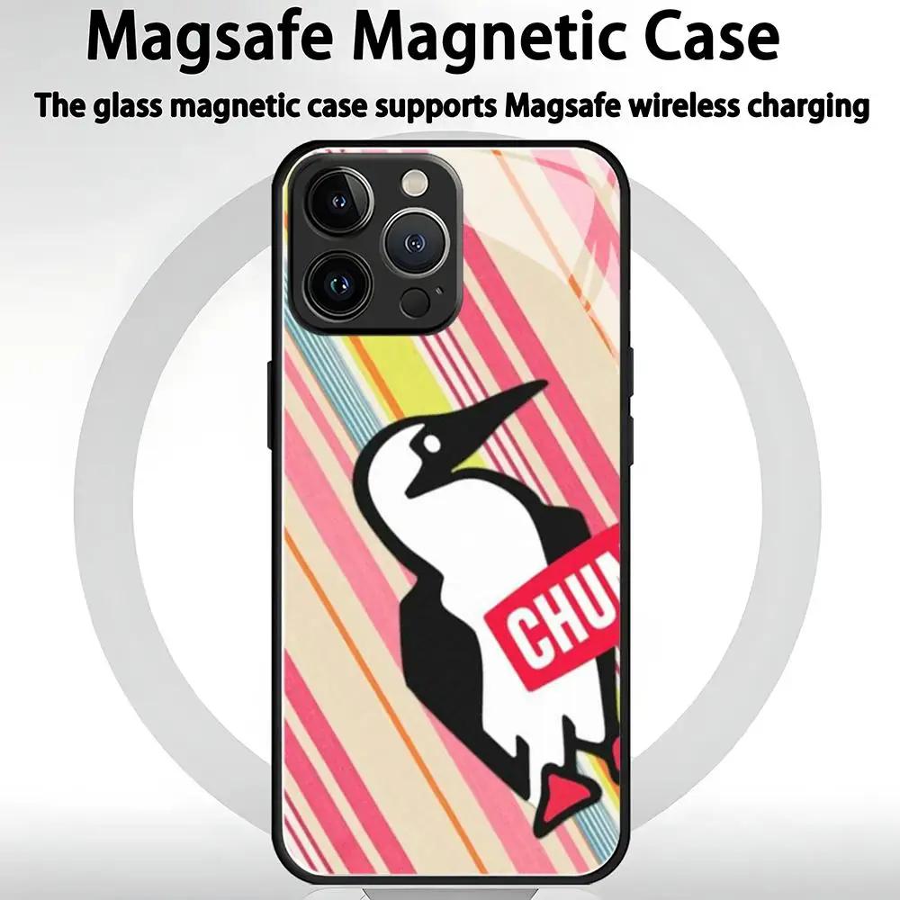 GTO Clothing Brand fashion C-ChumsES Phone Case For iPhone 16 15 14 13 12 11 X XR XS 8 Plus Mini Pro Max Glass Magnetic Case