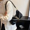 Women Soft Leather Shoulder Bags Autumn Winter New High Quality Commuter Underarm Bag Versatile Female Crossbody Messenger Bag
