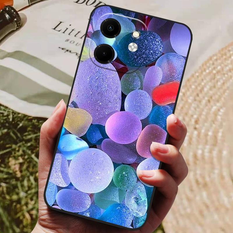 For Infinix Smart 9 Case X6532 Luxury Painted Phone Silicon Back Cover For Infinix Hot 50i X6531 Cases Protective Shell Smart9
