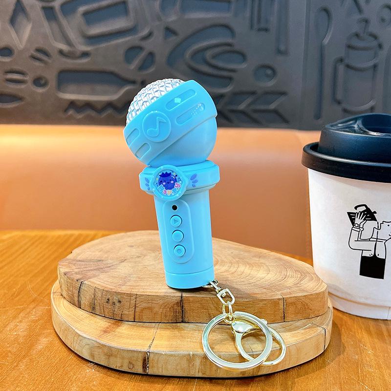 Creative Multifunctional Keychain Microphone - Cute Bag Accessory & Student Toy Pendant Gift