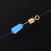 Rolling Rotating Fishing Gear Color Fast Link Silicone Swivels Connector Line Hook Fishing Floats
