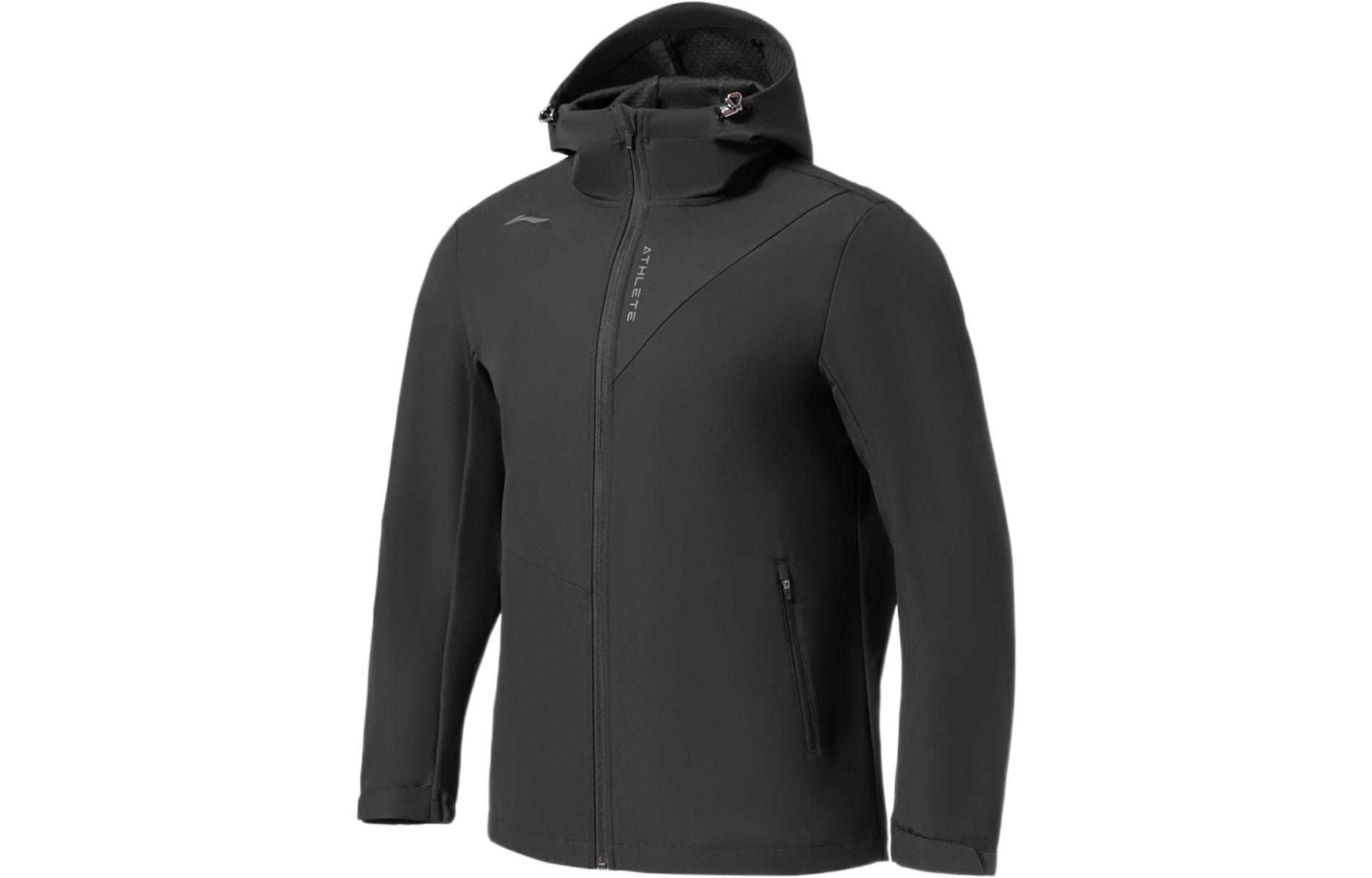 Li Ning Fitness Series Jackets Men s Black Hooded Moderate Other AFDS005-1 M