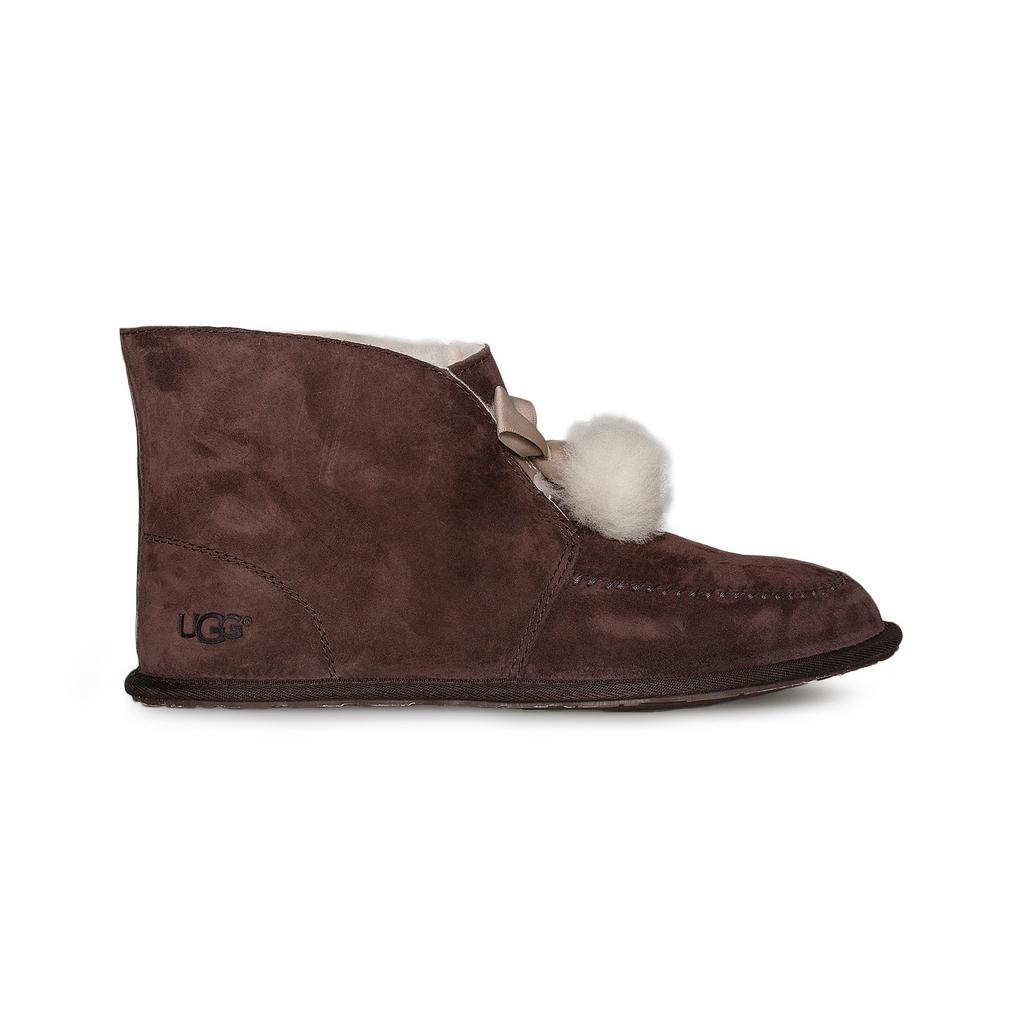 UGG Comfortable Versatile Short Snow Boots Women boots Dark-Brown 1017541-STT