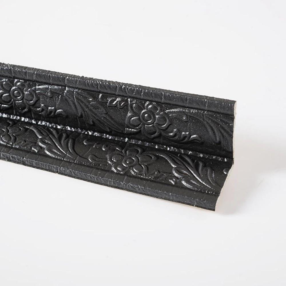 Self-adhesive Baseboard Embossed Wall Waist Line Wall Sticker Corner Wallpaper Edge Strip Stickers