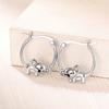 New Fashionable, Elegant, Light Luxury Ear Buckle, Advanced, Elegant, Fashionable, Round Design Jewelry Accessories