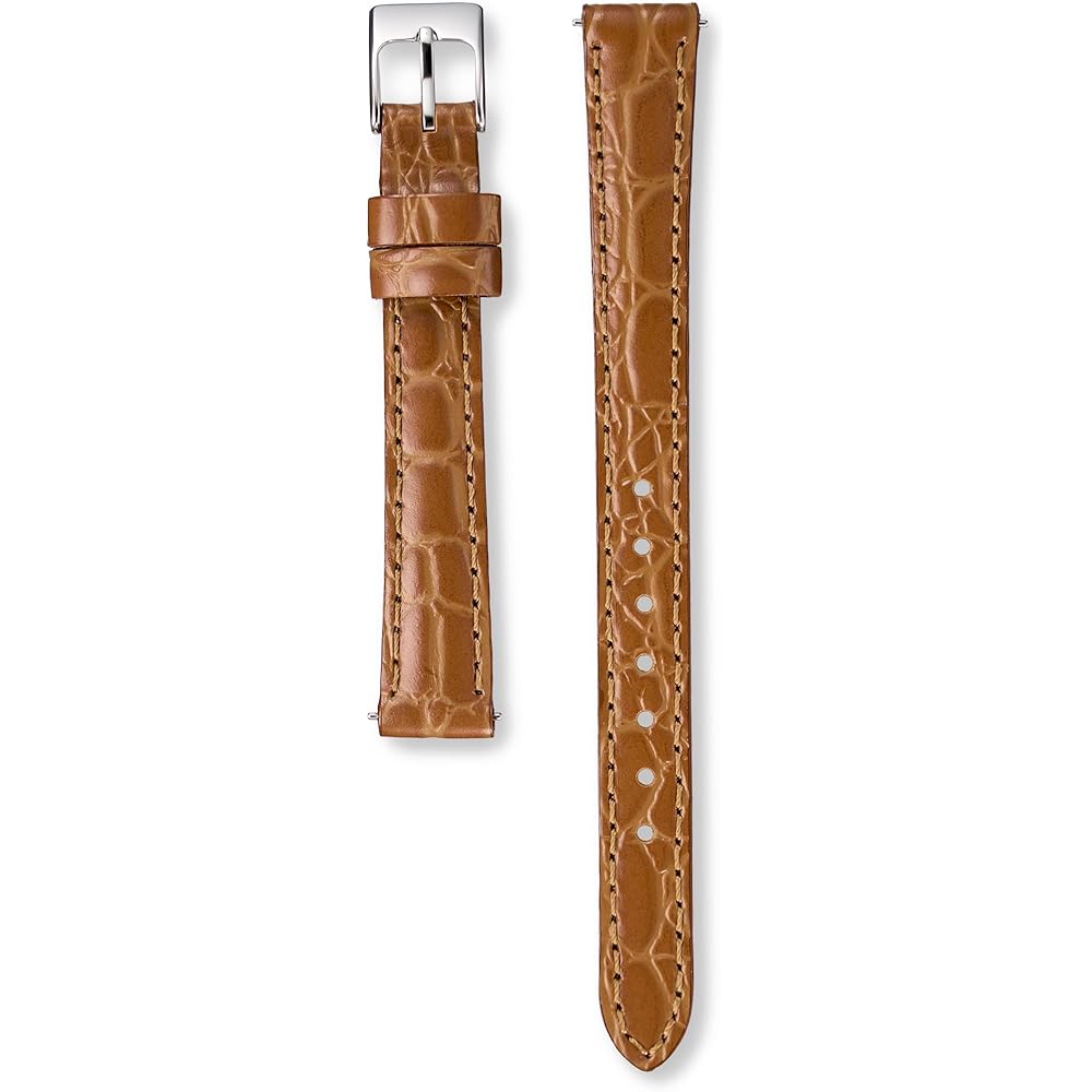 Seiko Women s Watch Genuine Leather Crocodile Pattern Band 14mm Width Light Brown RS09C14BN