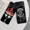 Sons of Anarchy Phone Case For Samsung Z Flip 7 6 5G Galaxy Z Flip 5 4 3 Black Hard Cell Cover Luxury PC Shell Coque