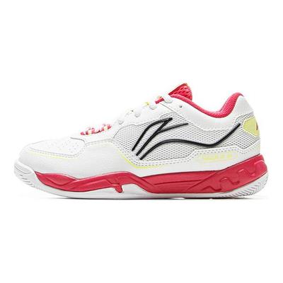Li Ning Badminton Series Synthetic Leather Comfortable Fashion Non-Slip Shock Absorbing Breathable Low-Top Training Shoes Men Sneaker AYTV002-3