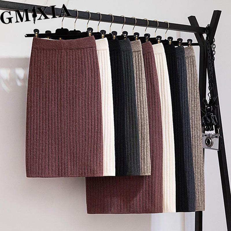 

GMXIA Women s Fashion Casual Summer Spring Leisure Skirt 53cm сірий