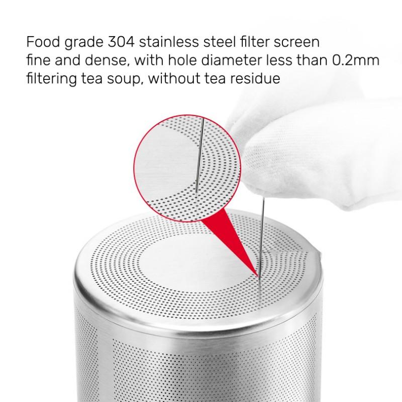 Samadoyo Heat Resistant Filter Glass Tea Cup Water Cup Personal Cup 500ml 350ml