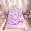 Homewish Cartoon Animal Axolotl Duvet Cover SetFlower Butterfly For Kids Bedding SetKawaii Wildlife Bed Set