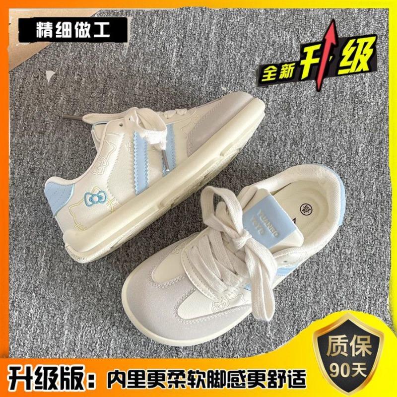 Sports Board Shoes Women's Shoes Spring New Versatile Niche Shoes Platform White Shoes Cute Pink