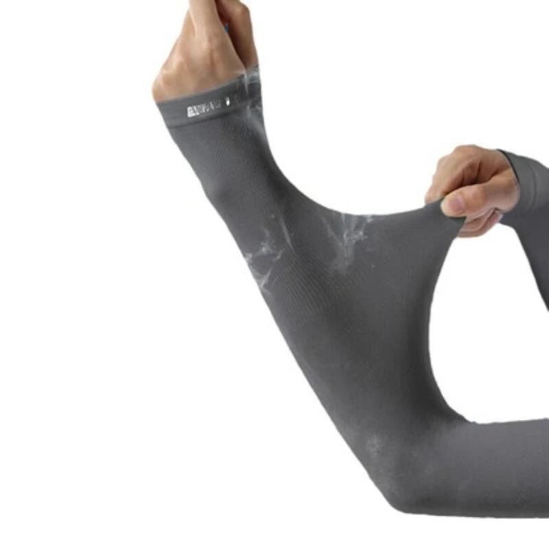 Ice Sleeves Ice Silk Sun Protection Sleeves Summer Basketball Sports Running Arm Guard Driving Fishing Long Sunshade