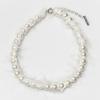 August Harmony Mohair Mix Pearl Necklace / White