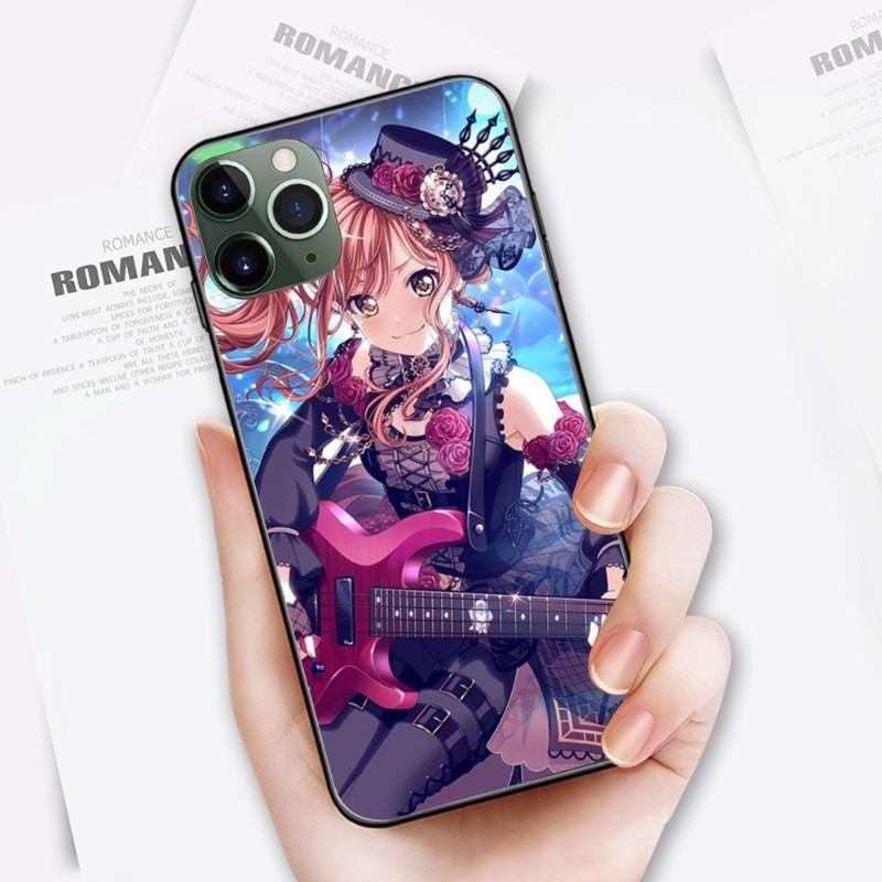 Husă de Telefon Drăguță Bang Dream Pentru IPhone 14 13 12 11 XS X 8 7 6 Plus Mini Pro Max SE 2022 Husă Moale Neagră