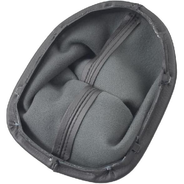 Gear Shift Knob Gaiter Boot Leather Cover Manual Gear Shift Knob Shifter Black Leather Gaiter Replacement for Yaris II 2 MK2 2005 2006 2007 2008 2009