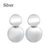 New Fashion Gold Metal Drop Earrings for Women Irregular Geometric Pendants Earrings Trend Brincos Jewelry Gift