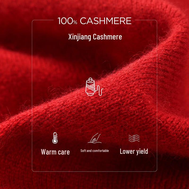 Comonboca 2025 Autumn/Winter High-End 100% Cashmere Women's Sweater