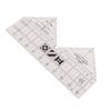 Ruler Grids 45/60/90 Degree Double Strip Ruler Transparent Acrylic Non Slip Quarter Triangle Cutting Guide for Sewing