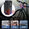 Bicycle Anti-theft Alarm with Remote Control Multi-functional Bicycle Alarm 135dB Adjustable Siren IPX5 Waterproof for Motobike