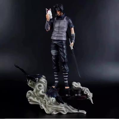 Coldplay Anime Figure, Hokage, Uchiba Itachi. Darkbu, Akira Organization, Mask, Statue, Boxed Figure.
