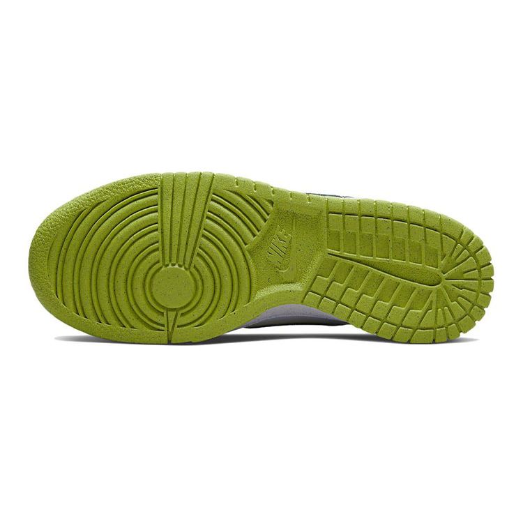 Nike Dunk Low GS 3D Swoosh Sneakers Bambino Bianco Blu-Nerastro Volt DV3478-100