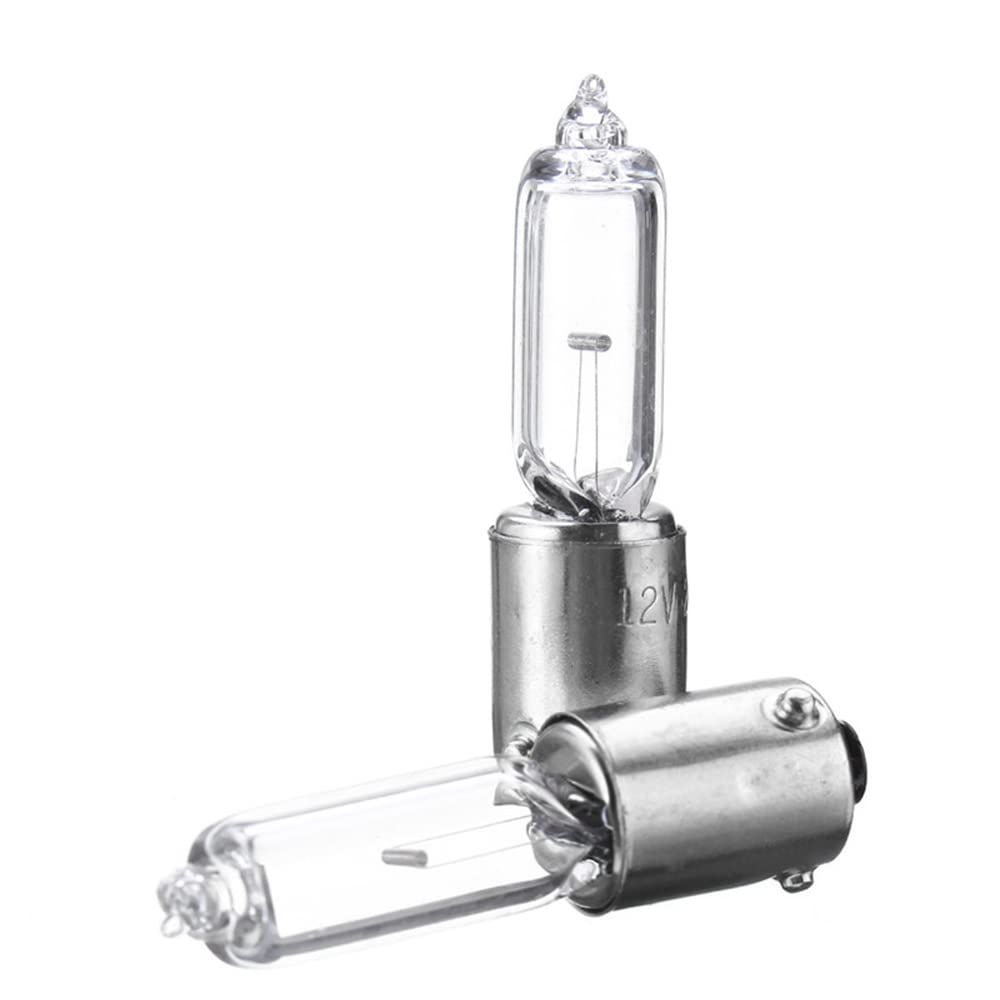 2pcs 1156 BAY9S H21W Halogen Brake Indicator Signal Light Car Bulb Quartz Glass Halogen Clearance Light 250LM