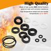 34262 Seal Kit for Cat Pump 66DX 6DX Pressure Washer Pump, for Model 6DX35G1I 6DX40G1I 66DX30G1I 66DX35G1I 66DX40G1I
